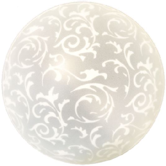 Світильник стельовий Укрсвітло Лампара 38935 НПБ d30 2x60 Вт E27 білий 