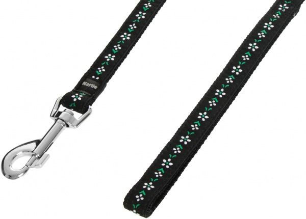 Поводок Karlie Art Joy Plus черный 2х100 см 04-69539