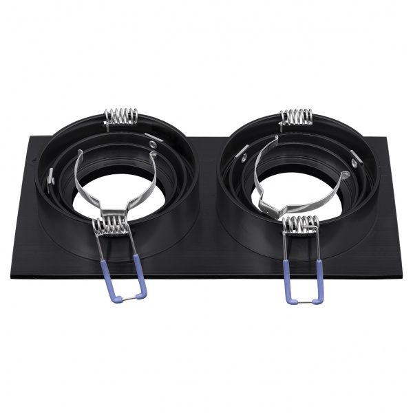 Светильник точечный Hopfen 50 Вт GU5.3 черный ALUM 1722 BK 