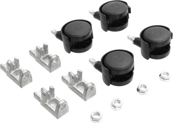 Комплект колес Larvij для стеллажа L9710 черный