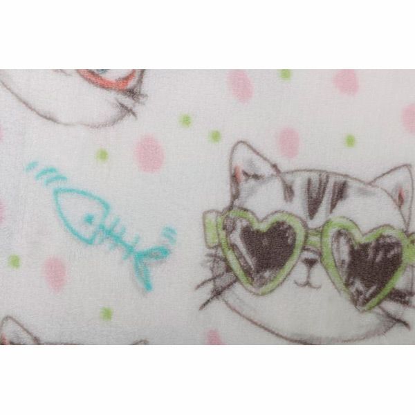 Плед Flannel CATS 200x150 см сірий La Nuit 