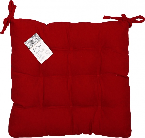 Подушка на стул Bona красный 40х40 см La Nuit