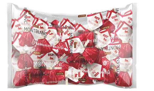 Конфета Roshen Монблан с миндалем и кокосовым кремом 1000 г 