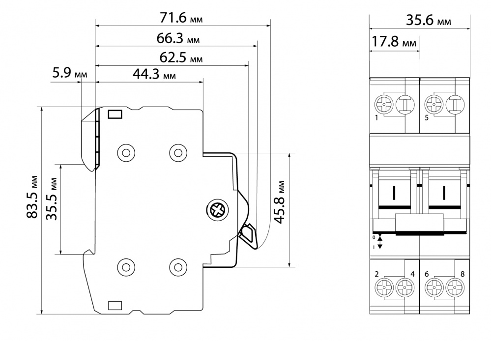 Переключатель Аско-Укрем RPV (І-0-ІІ) 63 A0010220006