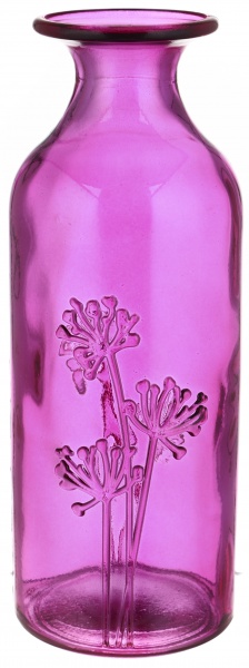 Ваза скляна San Miguel Jardin 19 см маджента 