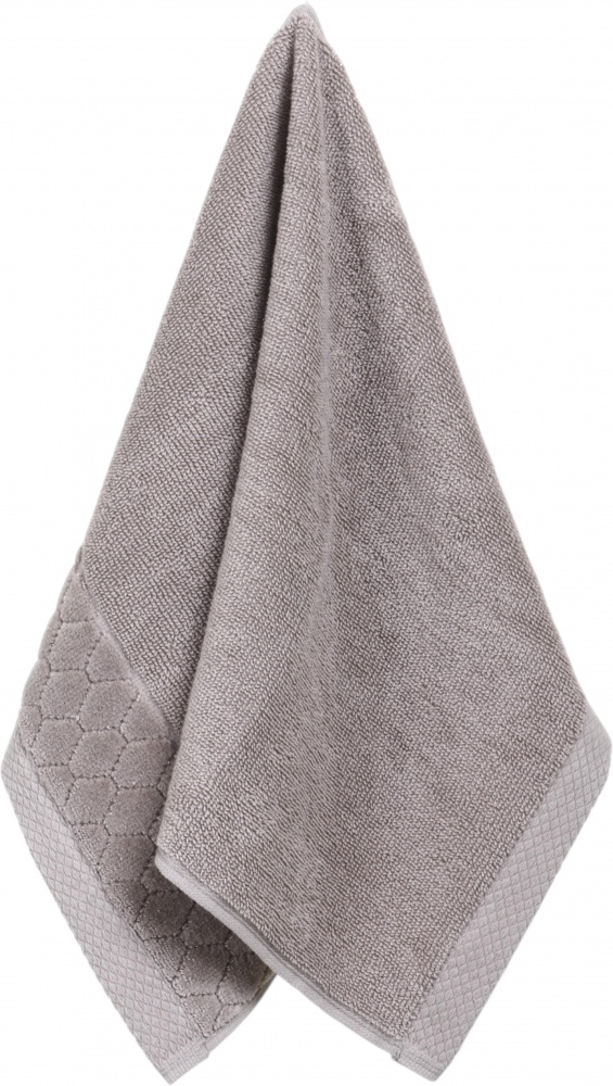 Рушник махровий VELOUR CELLS 33x50 см тауп La Nuit