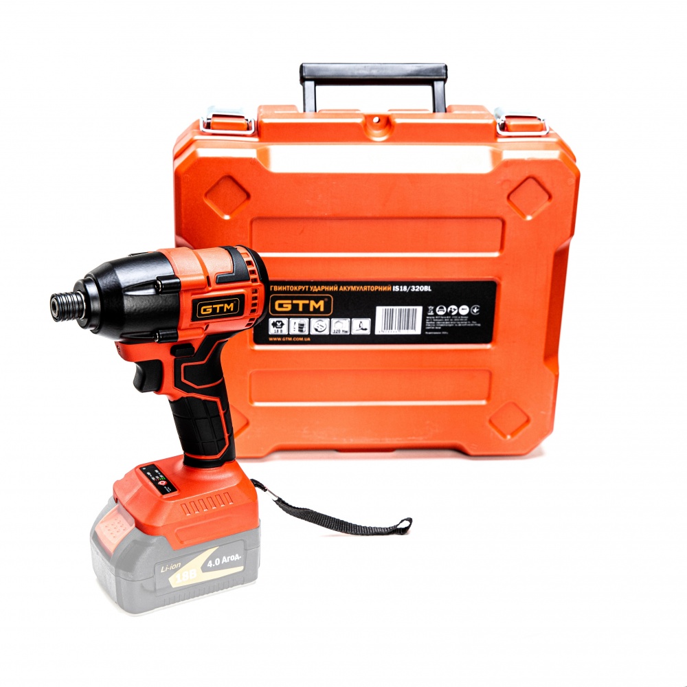 Гайковерт акумуляторний GTM 320 Нм IS18/320BL_BARE TOOL