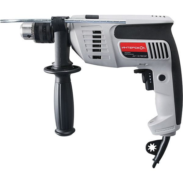 Дрель ударная Интерскол ДУ-13/780ЭР