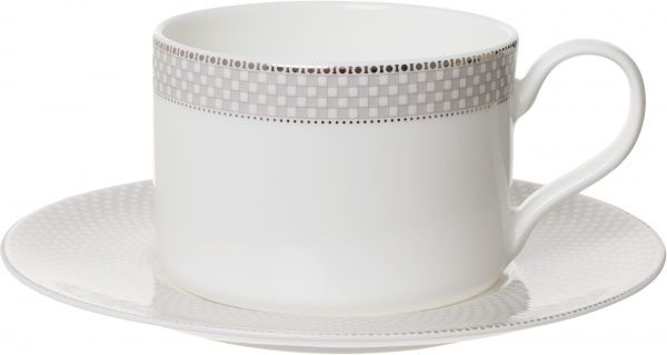 Чашка для чая с блюдцем Delicate 200 мл Fiora