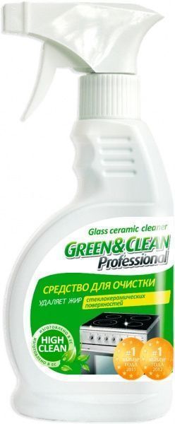 Средство Green&Clean Professional для чистки стеклокерамических поверхностей 0,3 л