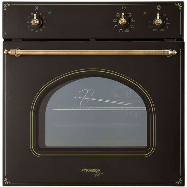 Духовой шкаф электрический Pyramida F 83 ER black Rustico