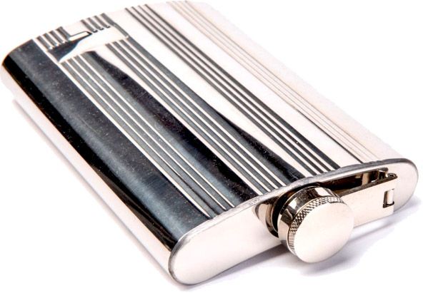 Фляга из металла с рюмками TZ-06