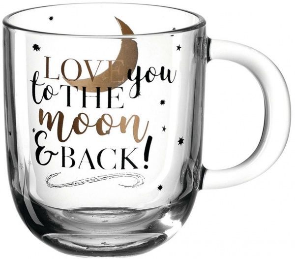 Чашка Love you to the moon and back 400 мл Leonardo