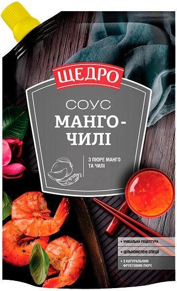 Соус ТМ ЩЕДРО Манго-чилі д/п 4823097405819 200 г