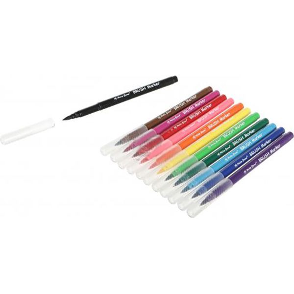 Фломастеры Brush 12 шт Nota Bene