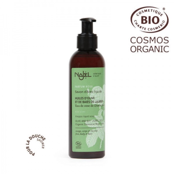 Мыло Najel жидкое алеппское с дамасской розой 200 мл 1 шт./уп.