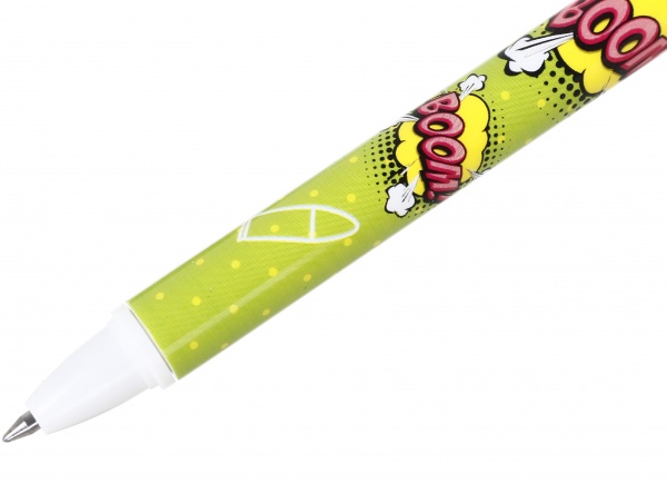 Ручка гелева напиши-зітри танк зелений 