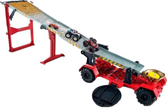 Трек Hot Wheels Грузовик-трансформер Скоростной спуск серии Monster Trucks GFR15