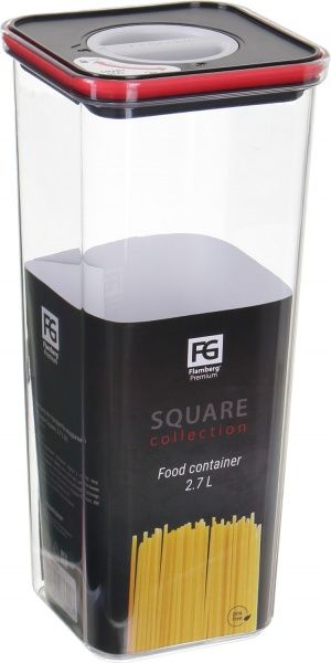 Ємність для сипучих Square 2,7 л Flamberg Premium