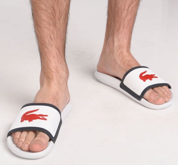 Шльопанці Lacoste CROCO SLIDE TRI3 CMA 739CMA0043407 р. UK 9 білий