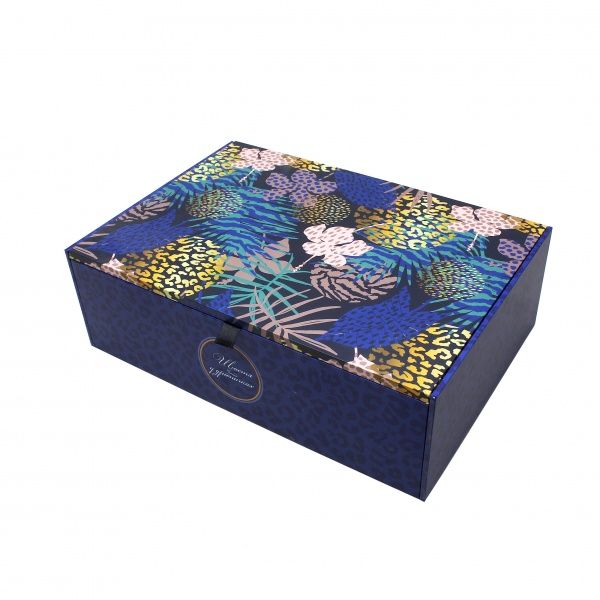 Шкатулка Джунгли M 18x26x7,5 см синий CooverBox