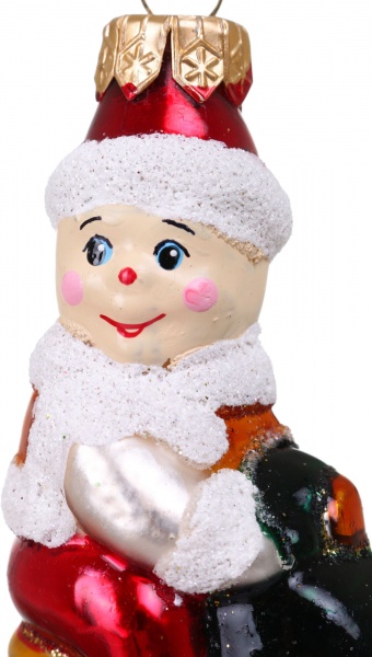 Декорация новогодняя Формовая игрушка в ассортименте 7 см 