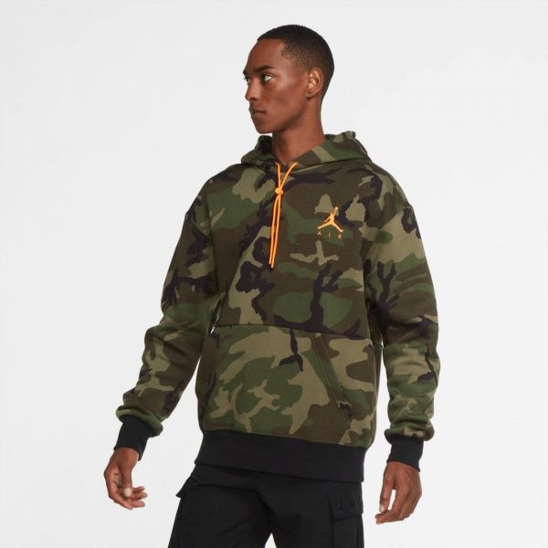 Джемпер Nike M J JUMPMAN AIR CAMO FLC PO CT3805-222 р. S коричневий
