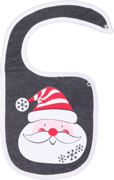 Слинявчик Baby Veres Happy New Yea сірий 