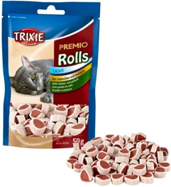 Ласощі Trixie Premio Rolls курка та минтай 50 г