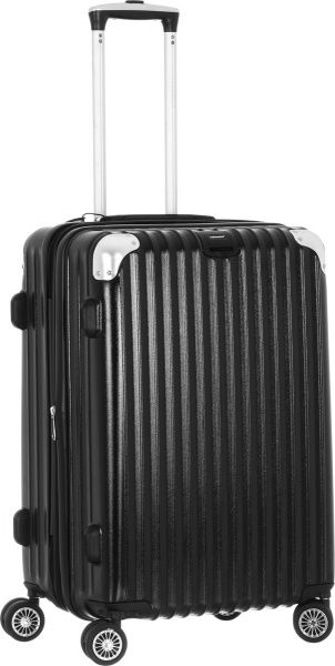 Чемодан Ambassador на 4 колесах M черный A8573 