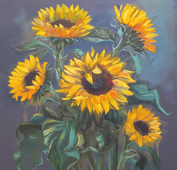 Репродукция Подсолнухи-1 50x50 см Арт Фемелі 