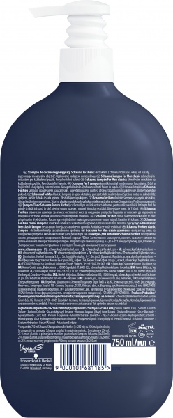 Шампунь Schauma Men з екстрактом хмелю 750 мл