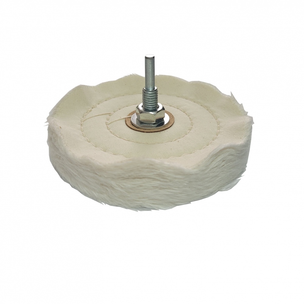 Круг полірувальний A.T.T. бавовняний 125 мм з адаптером