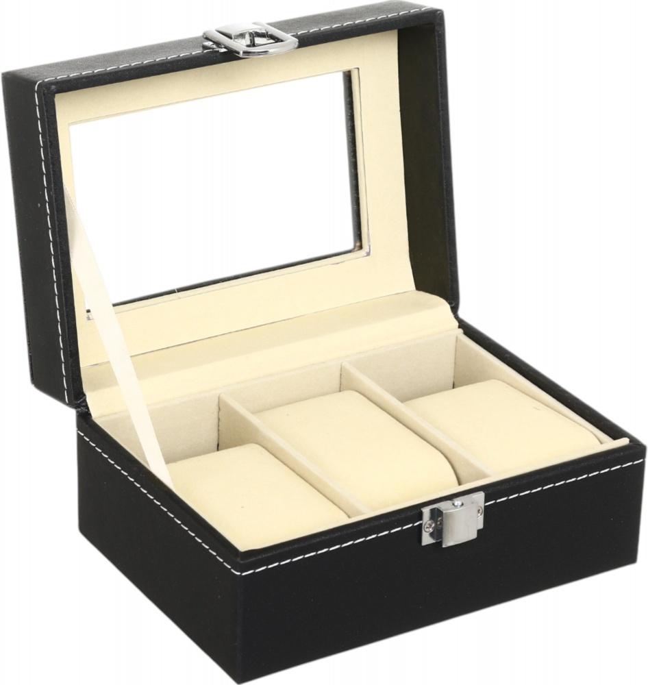 Сундук для часов Breguet 15,8х11х8 см черная HY-WB-3 Sensio