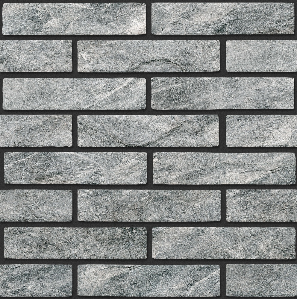 Плитка Golden Tile Brickstyle London anthracite 30У010 25x6 см