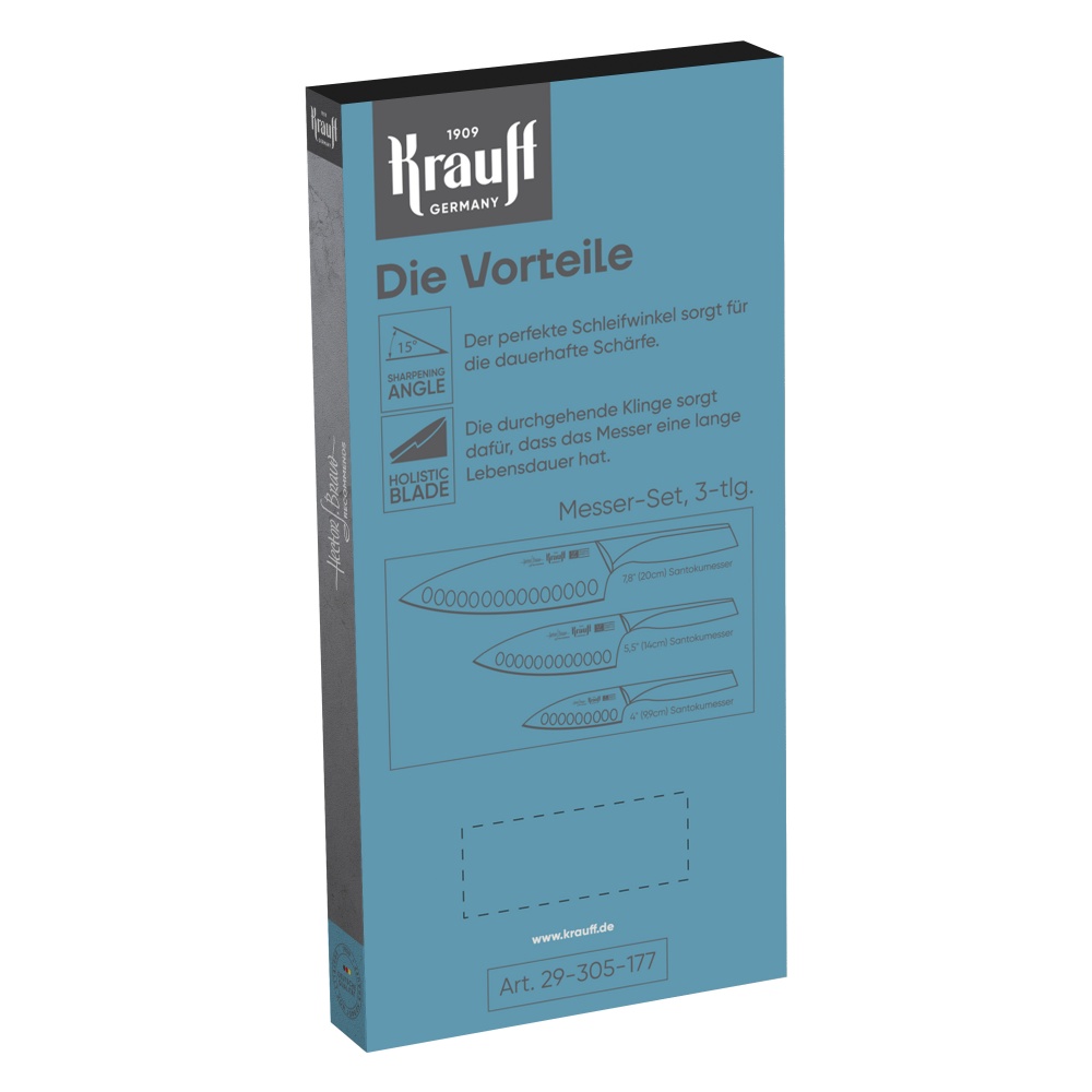 Набор ножей Krauff Prime Chef 3 предмета 29-305-177
