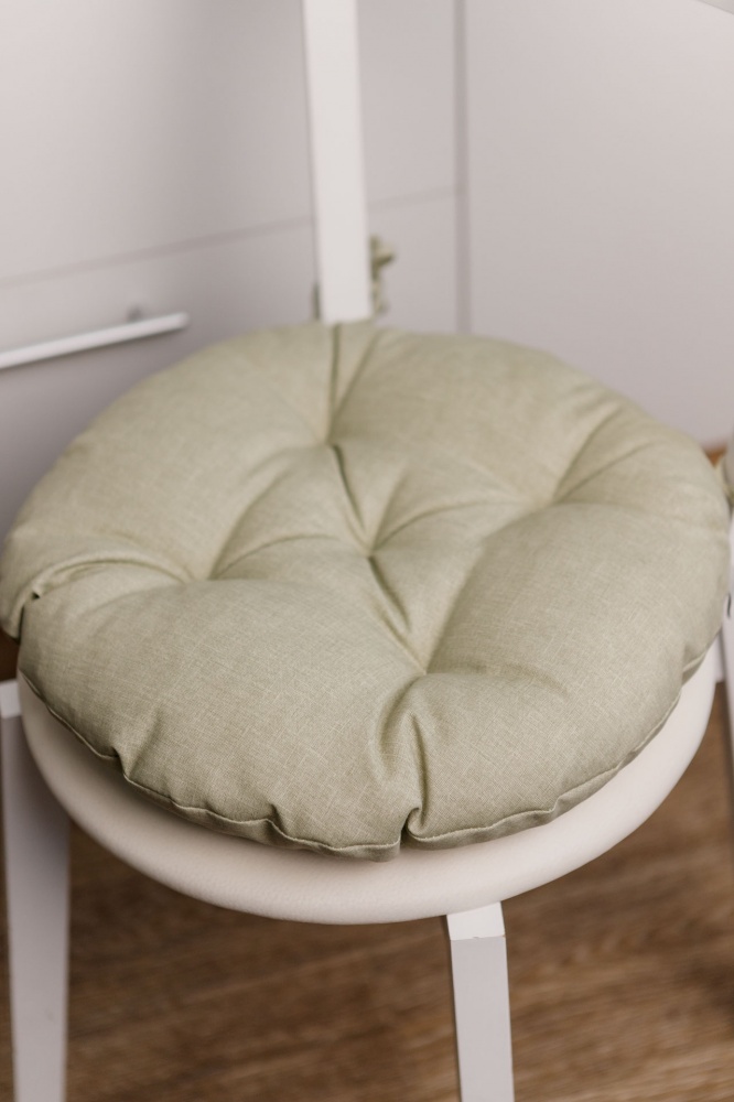 Подушка на стул Herbs Green d40 La Nuit