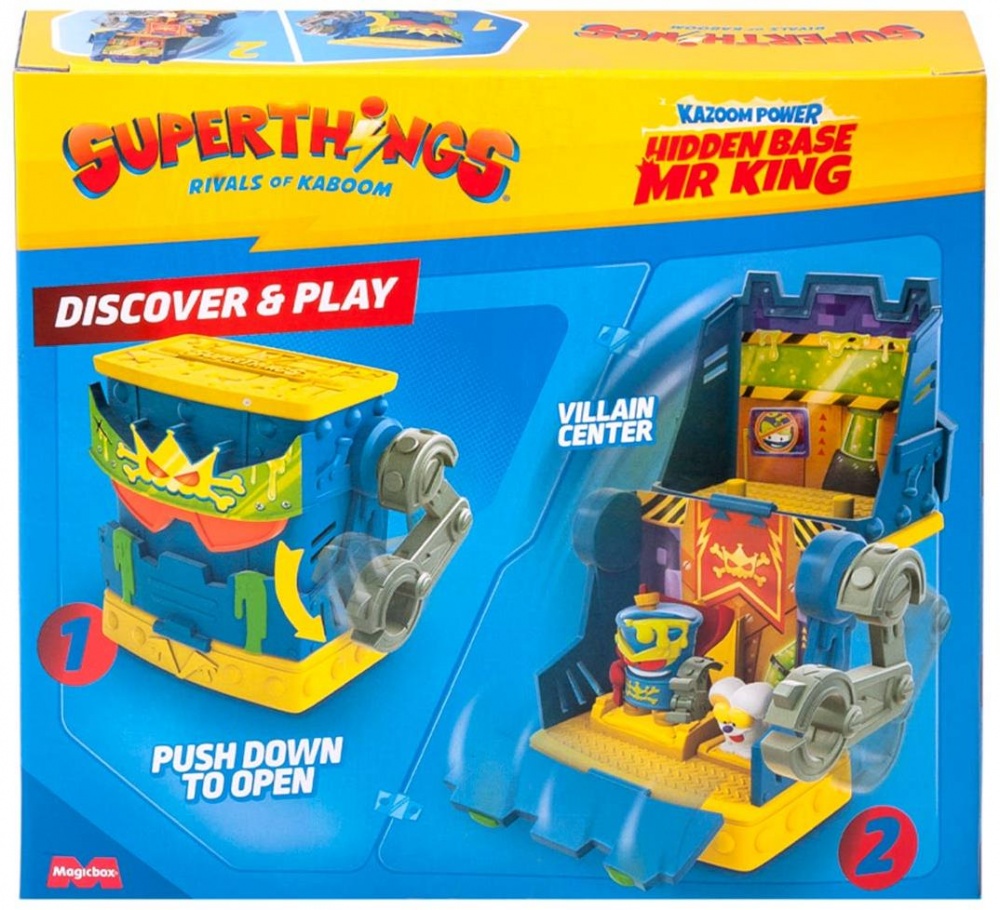 Игровой набор SuperThings SuperThings Kazoom Power Скрытая база Мистера Кинга PSTSP112IN240