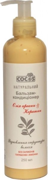 Бальзам-ополаскиватель Cocos Восстановление структуры волос 250 мл
