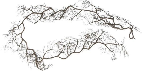 Веточка декоративная коричневая, 170258 16х11х 162 см 