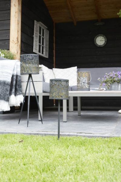 Світильник на сонячній батареї Luxform Forest IP44 чорний 26162.000.00 