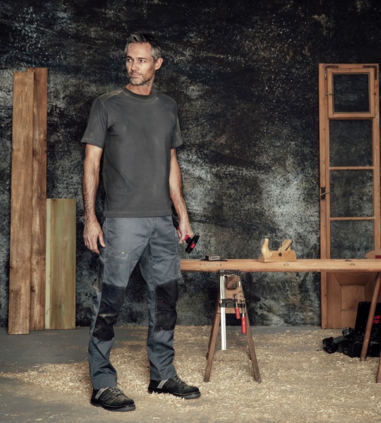 Ботинки рабочие WURTH с композитным подноском STRETCH S3 р.40 M422141040 черный с серым