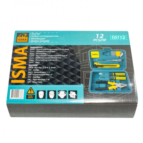 Набор ручного инструмента ISMA 12 шт. IS-10112