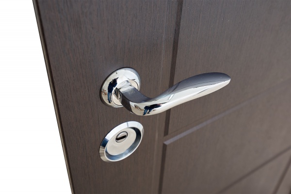 Дверь входная Abwehr АМ-54 086Л (V) (В+Днср) Avers+Kale НЧ дуб немо серебряный / венге 2050х860 мм левая