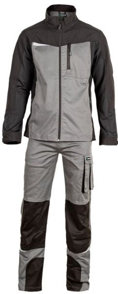 Куртка робоча Sizam Liverpool еластична р. XL зріст універсальний 30111 чорний із сірим