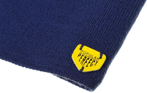 Шапочка детская для мальчика Luna Kids р.52-54 синий 2385 