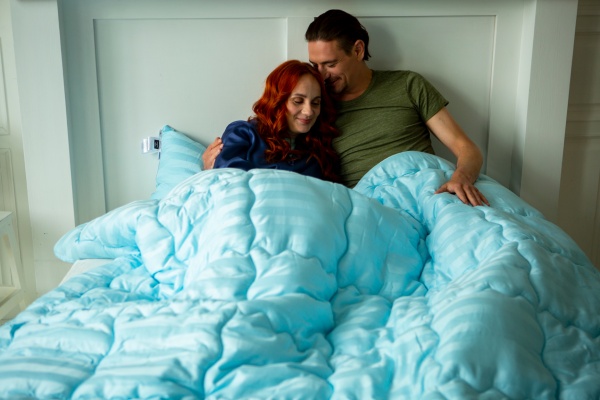 Ковдра Valentino Hand Made №650 Зимова з евкаліптом (2200000857910) 155х215 см MirSon