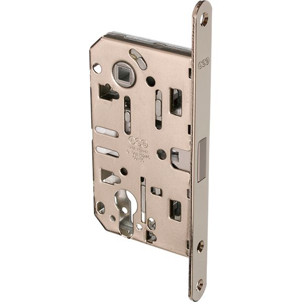 Дверний замок міжкімнатний AGB Mediana Polaris нікель