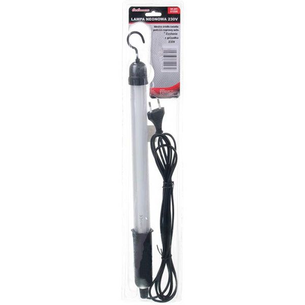Лампа неоновая с крючком 230V черный 
