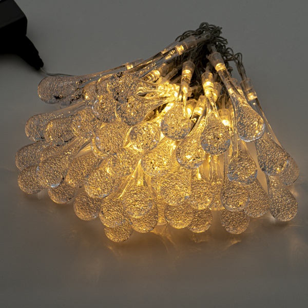 Декоративная гирлянда Altalusse (INL-2709U-50 Warm) встроенный светодиод (LED) 50 ламп 7,5 м 